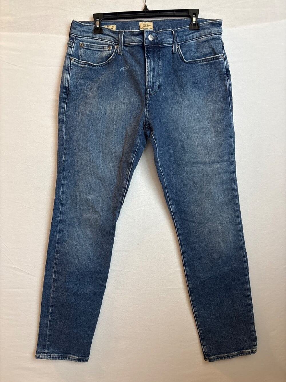 J.Crew Style 484 Medium Wash Slim Straight Jeans Men's 34x32 NWT